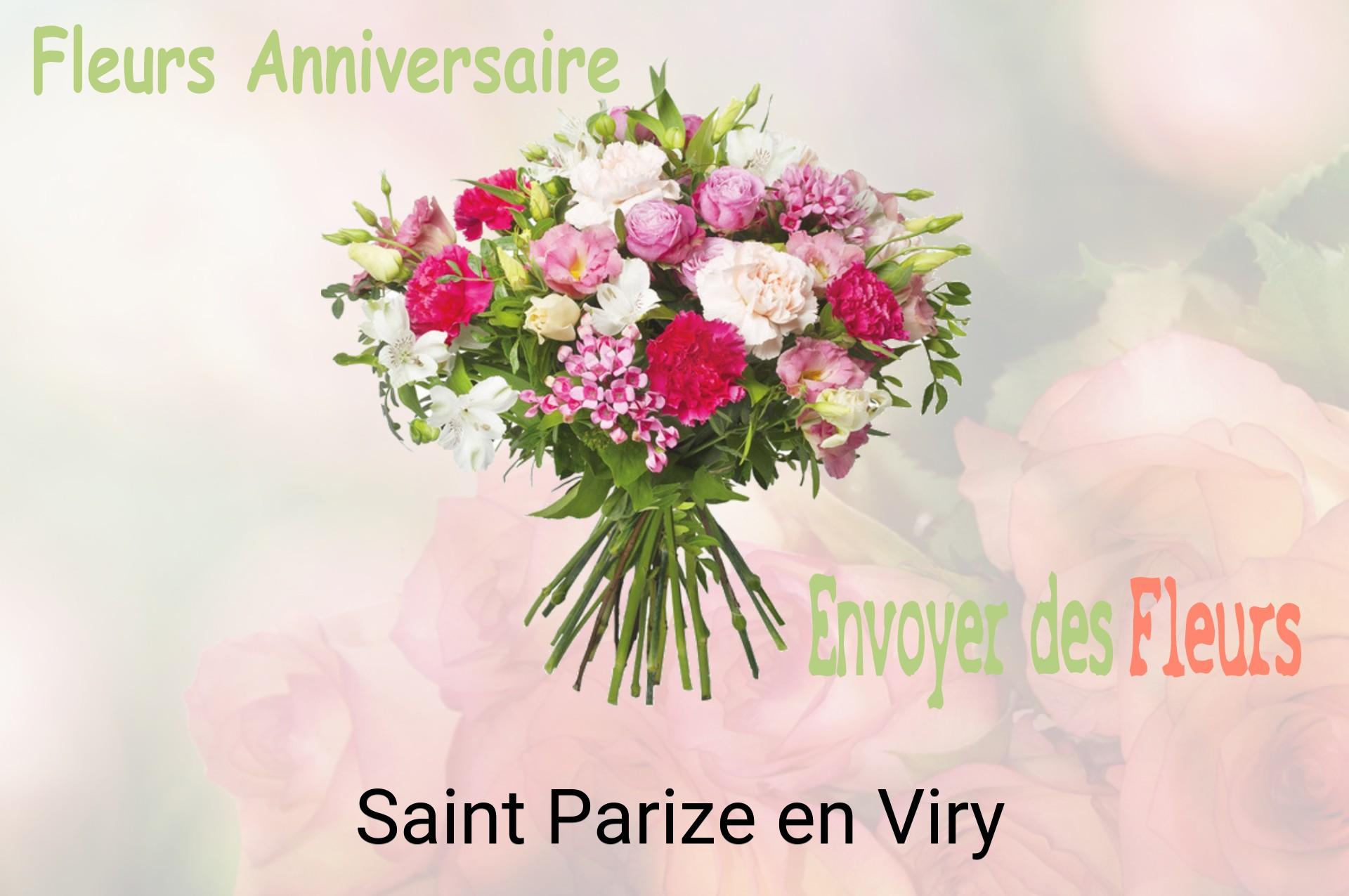 Bouquet de fleurs d’anniversaire livré à Saint-Parize-en-Viry
